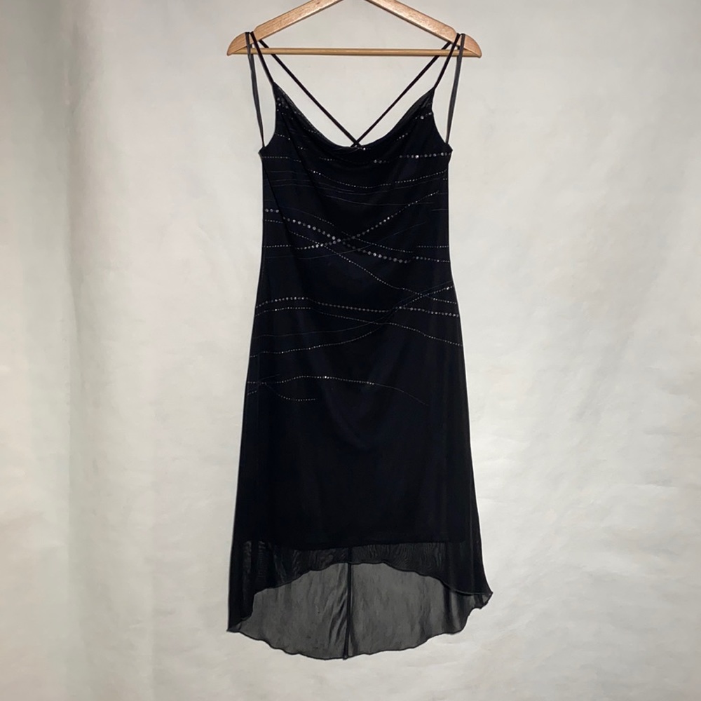 Byer Too! Black Embellished Dress